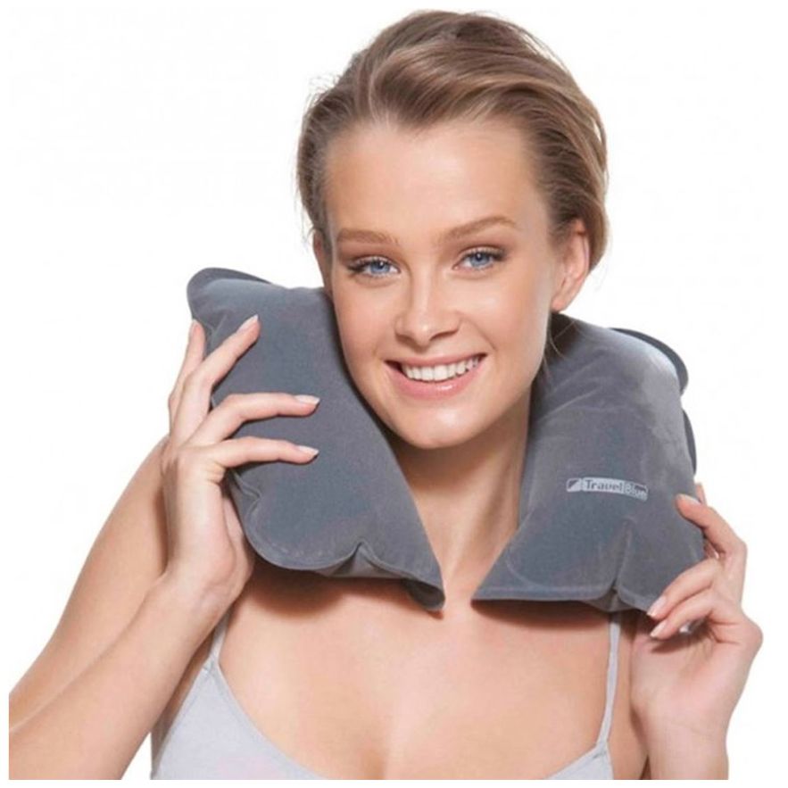 Almohada Gris Travel Blue