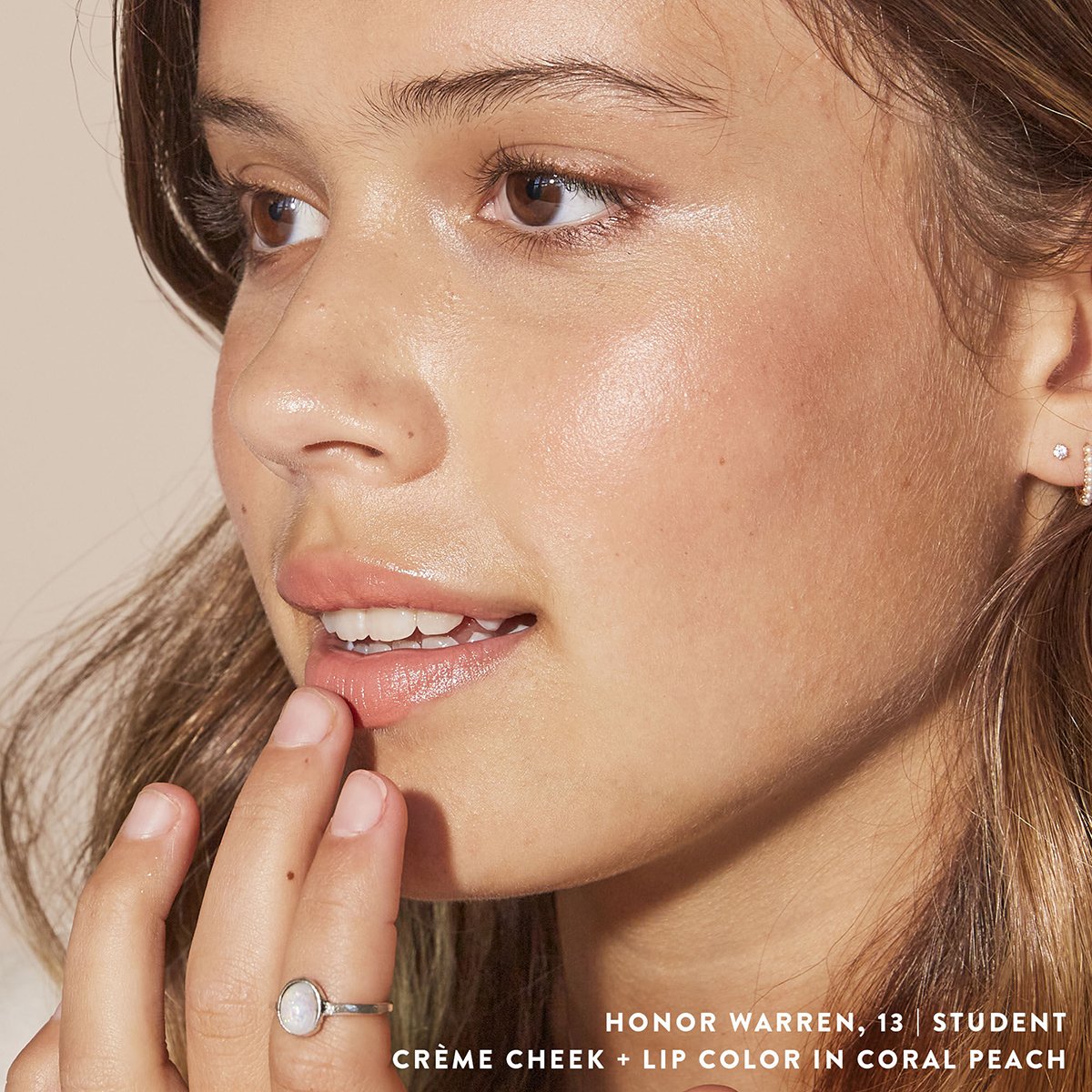 Rubor en Crema Honest Beauty - Coral Peach 3Gr