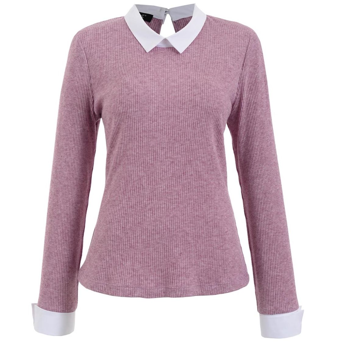 Blusa Tela Tejida Combinada Next