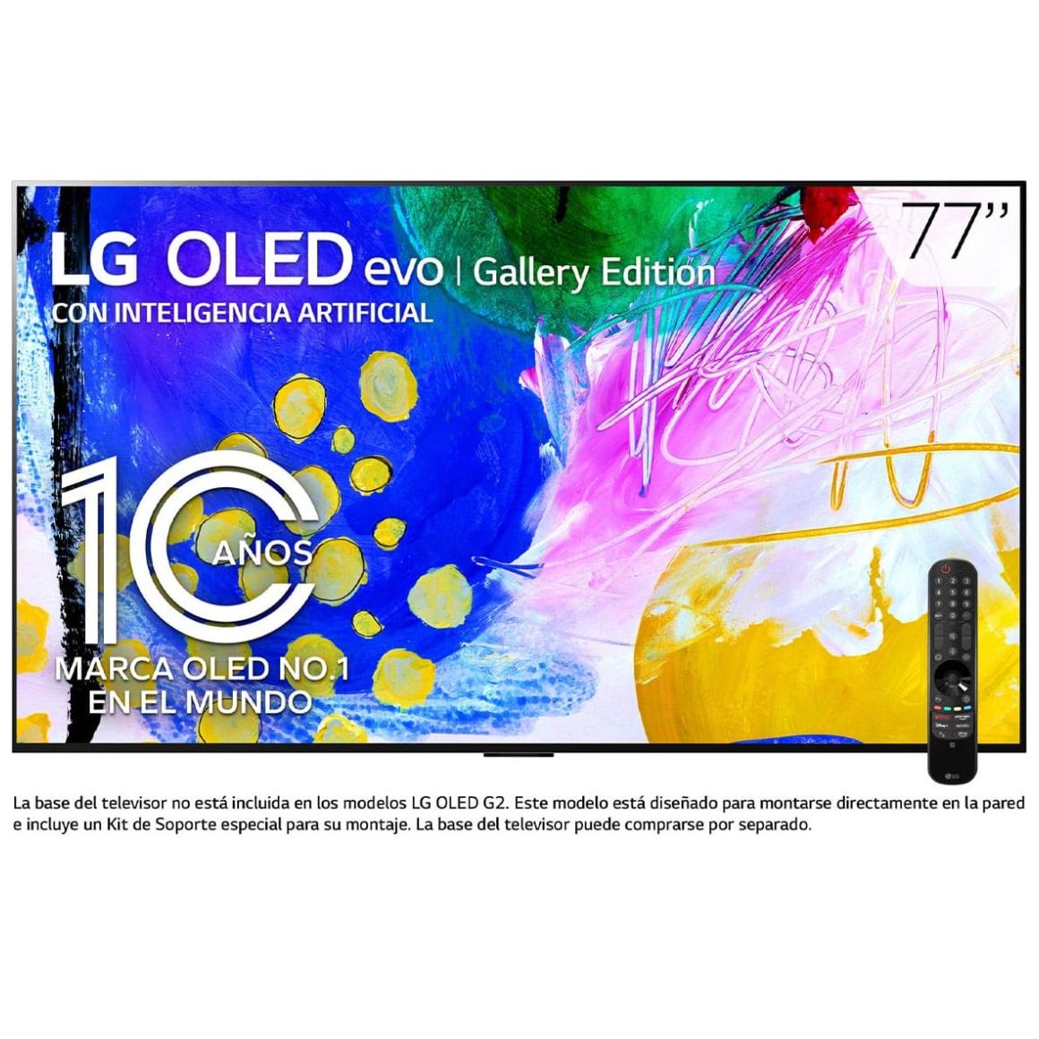 Pantalla LG 77" Oled 4K Ai Thinq Oled77G2Psa