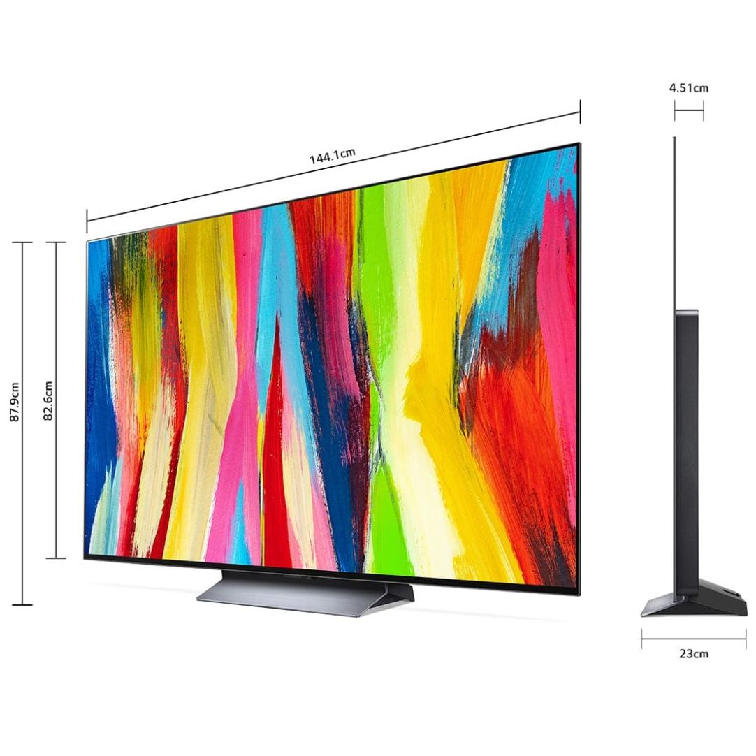 Pantalla LG 65" Oled Evo Ai Thinq 4K Smart Tv Oled65C2Psa
