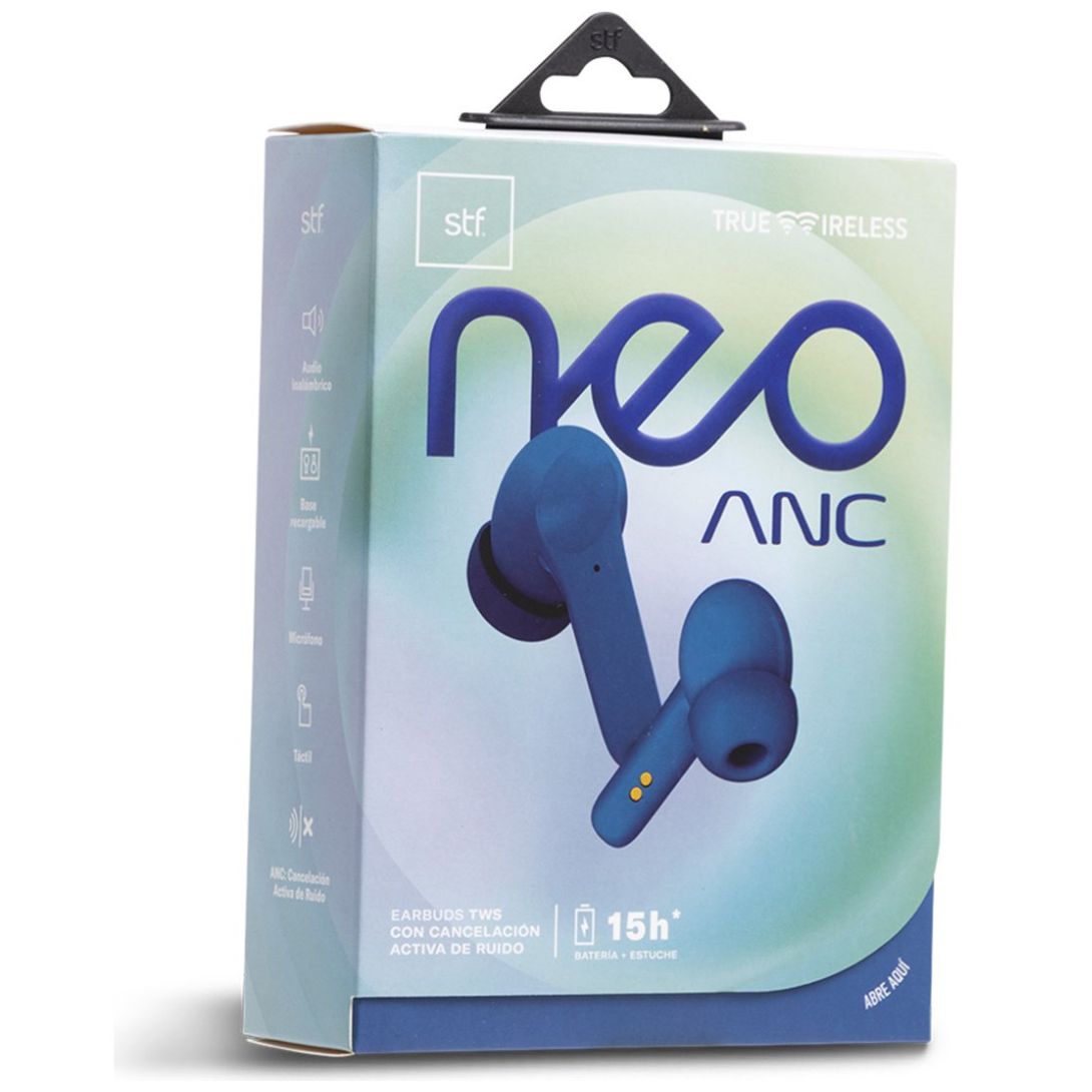 Audífonos Stf Neo Anc Earbuds Tws Wls Azul