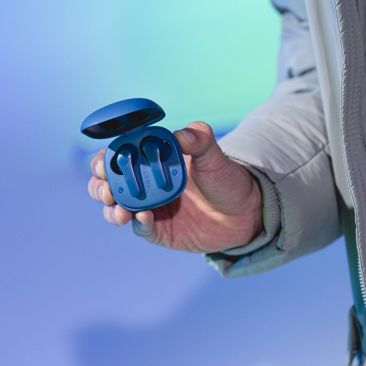 Audífonos Stf Neo Anc Earbuds Tws Wls Azul