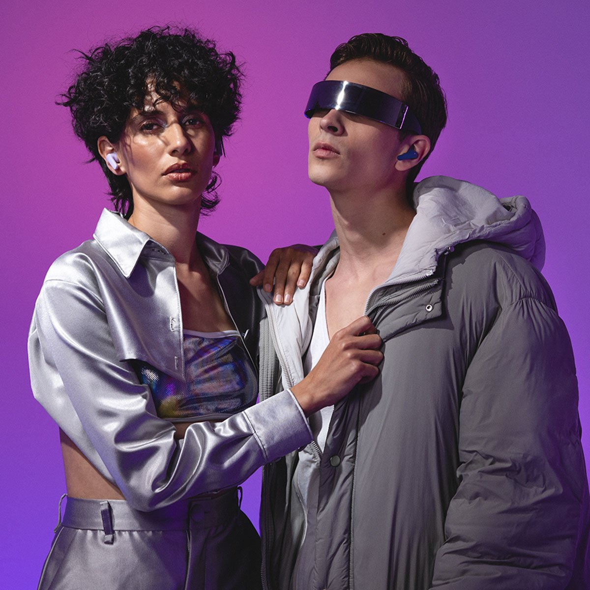 Audífonos Stf Neo Anc Earbuds Tws Wls Azul