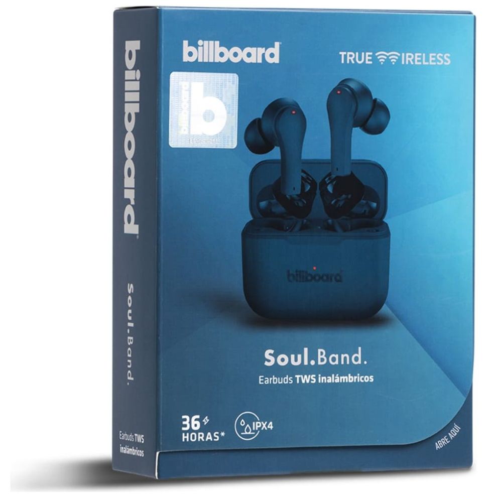 Audífonos Billboard Soul Band Aerbuds Tws Wl Azul