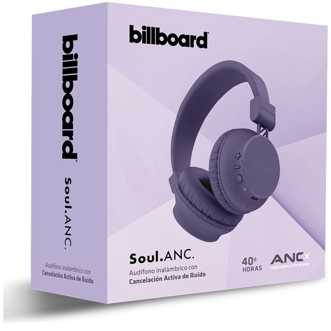 Audífonos Billboard Soul Anc On Ear Wl Violeta