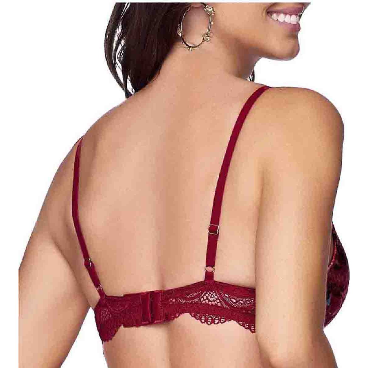 Brasier Estampado Rosas con Encaje Ilusion