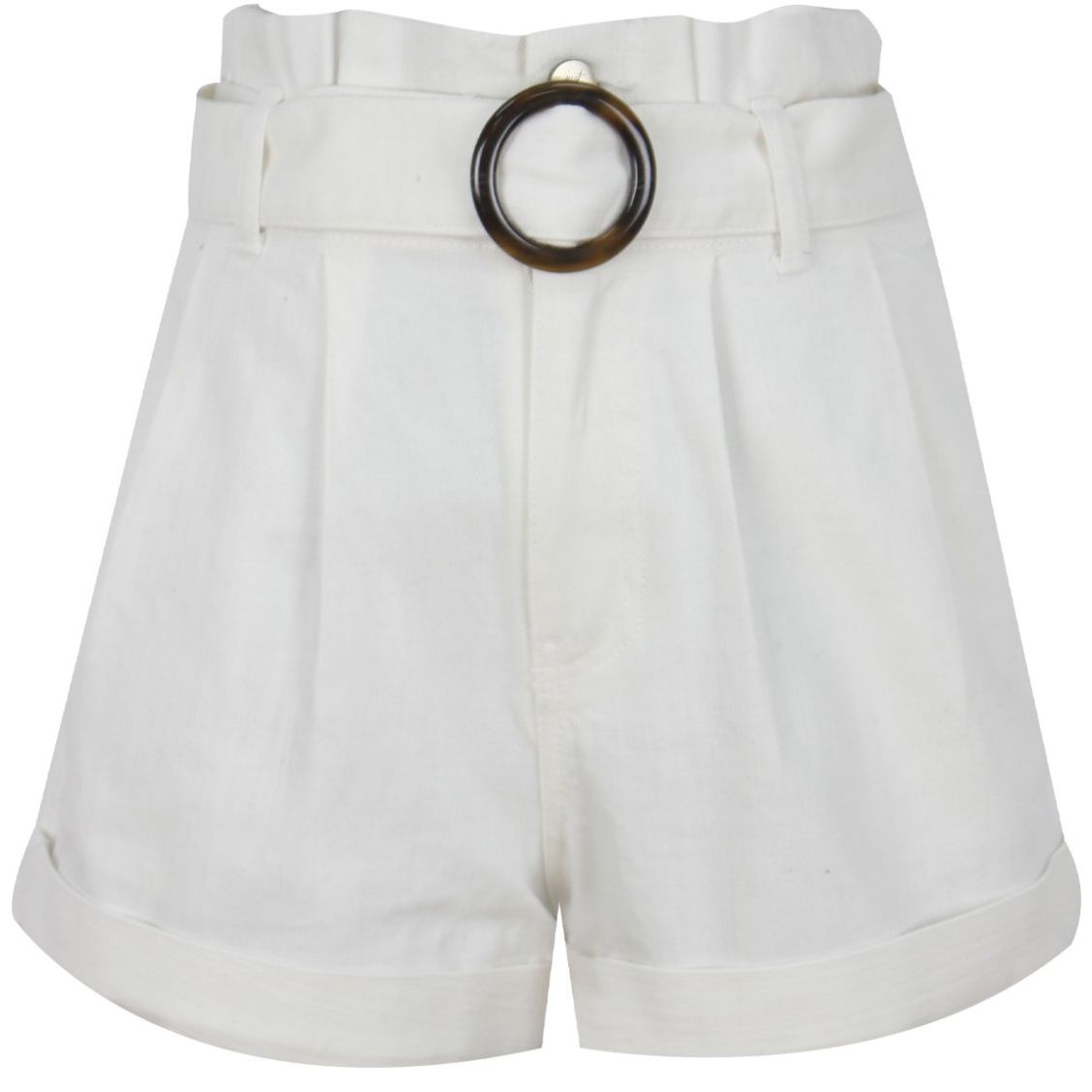 Short para Mujer Corte Holgado Diseño con Cinturón y Pinzas Just By Basel