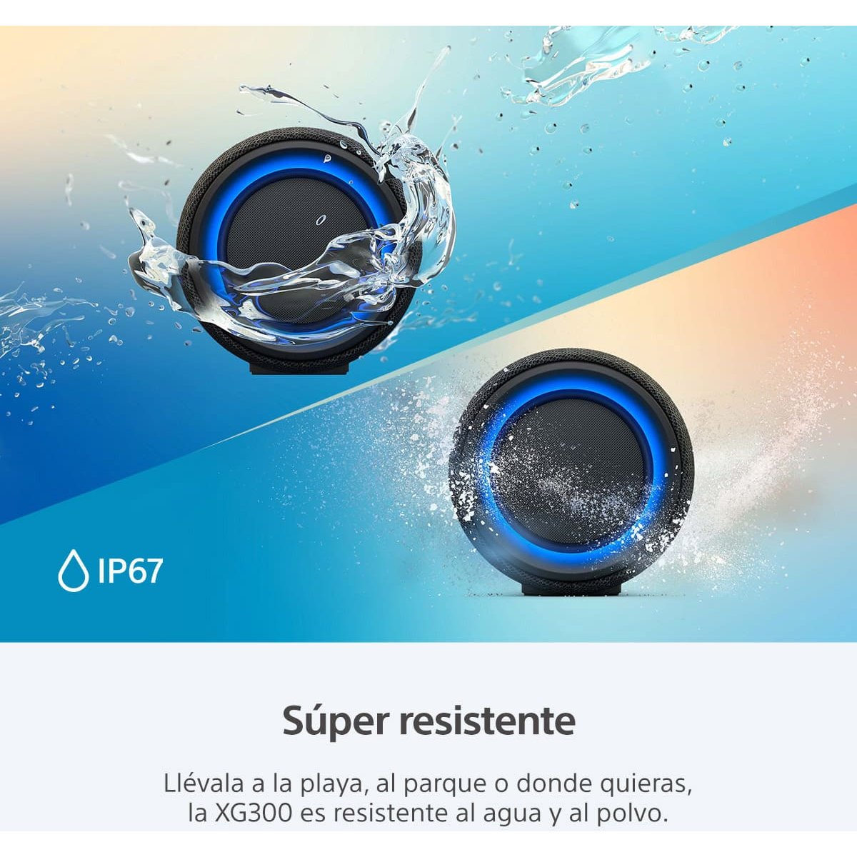 Bocina Sony Portatil Xg 300 Negra