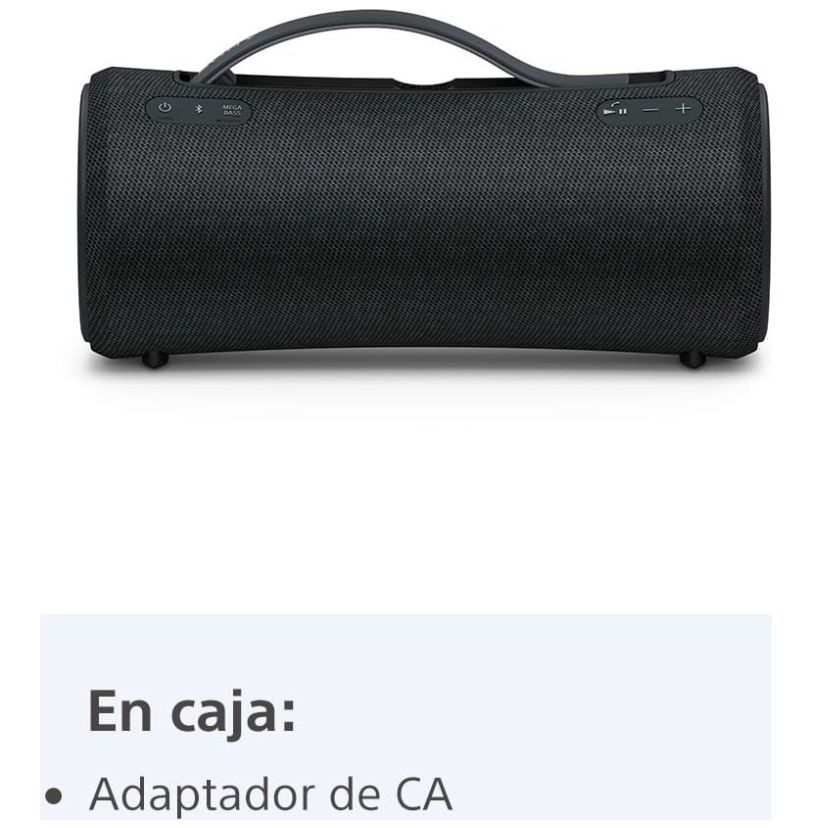 Bocina Sony Portatil Xg 300 Negra