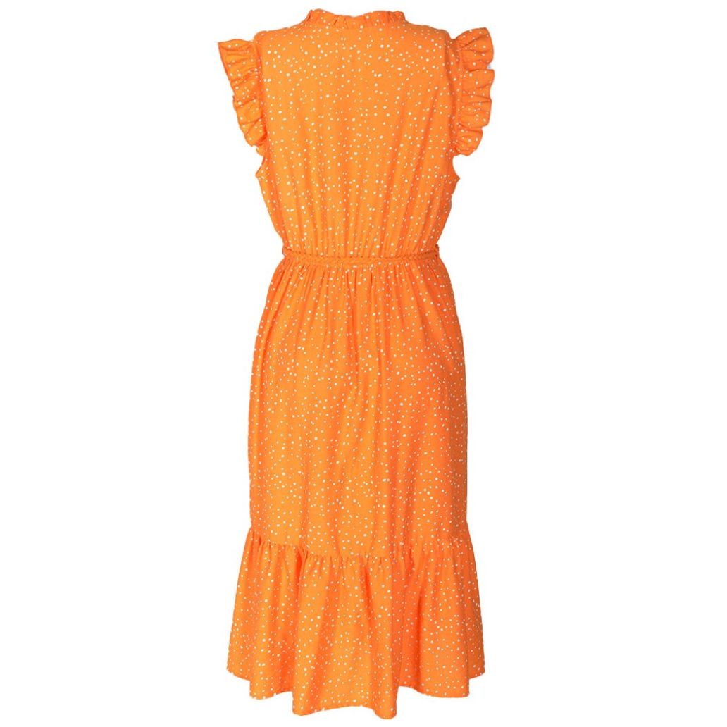 Vestido para Mujer con Olanes Y Cinta de Amarre en Cintura Philosophy