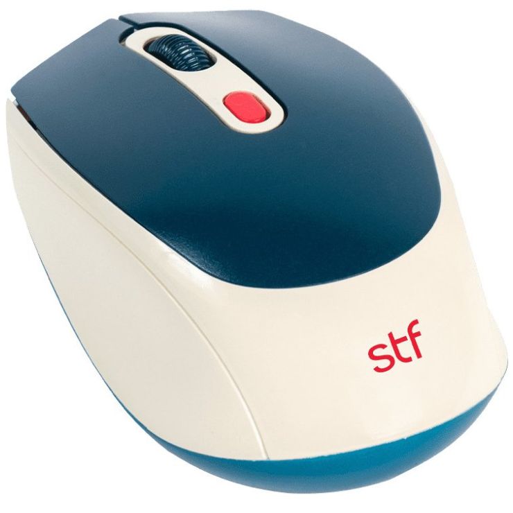 Mouse Stf Inalámbrico Juno Azul