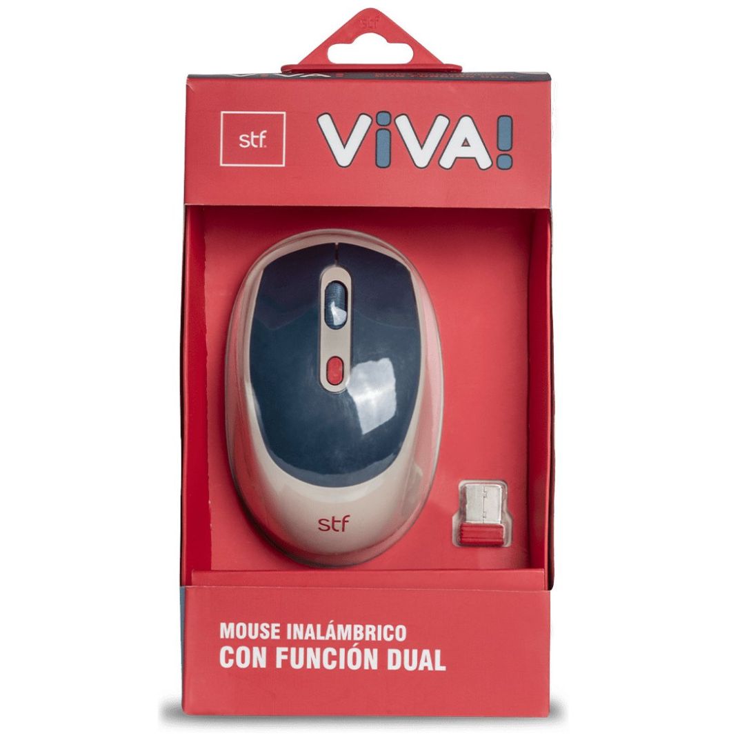 Mouse Stf Inalámbrico Juno Azul
