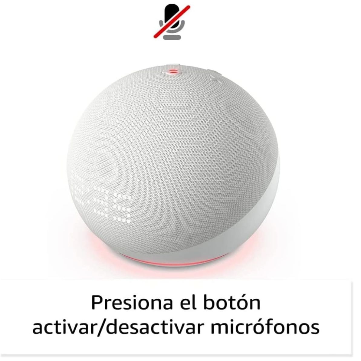 Echo Dot Azul 5Ta Generación C/ Reloj- Bocina Inteligente Amazon