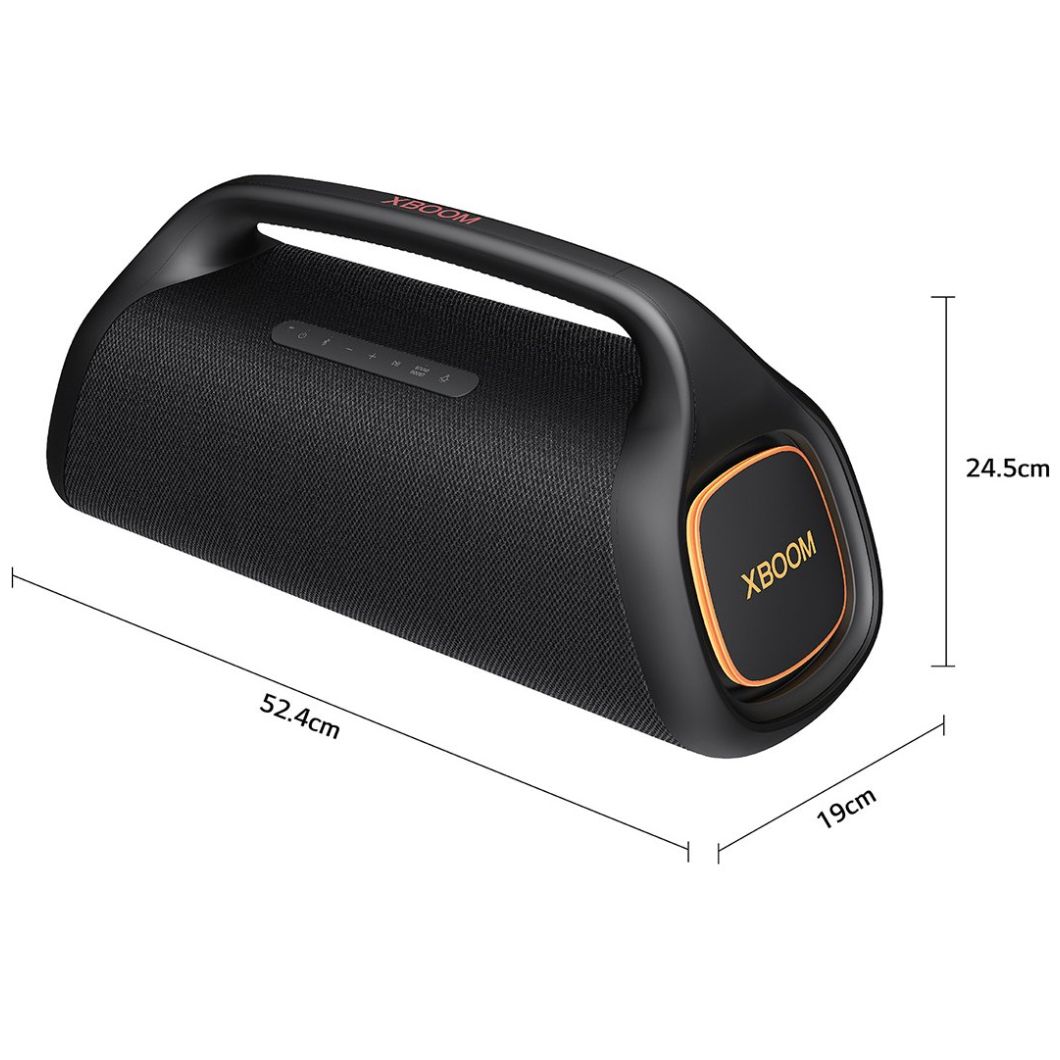 Bocina Portátil LG Xboom Go Xg9- Inalámbrica, Resistente al Agua y Polvo Negro