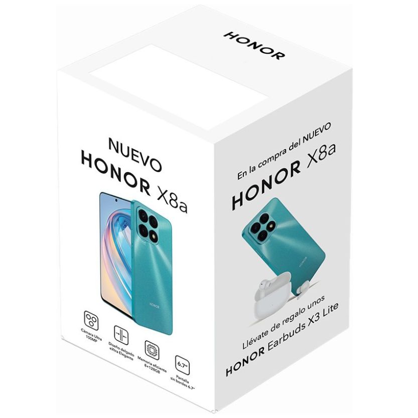 Celular Honor X8A +128Gb Color Azul (Open)