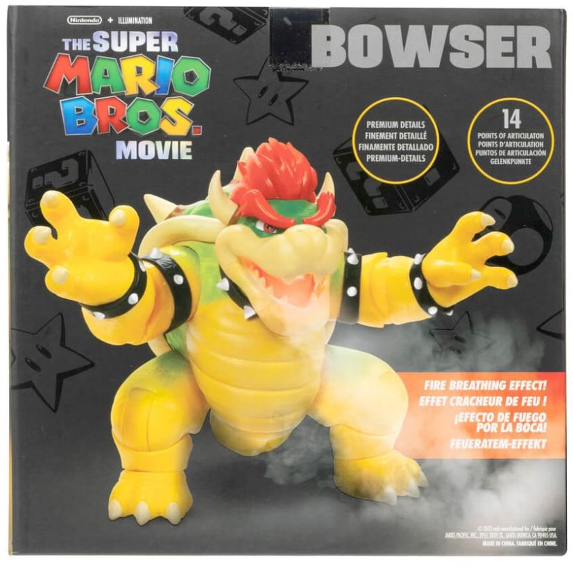 Figura Bowser 7" Super Mario Movie Nintendo