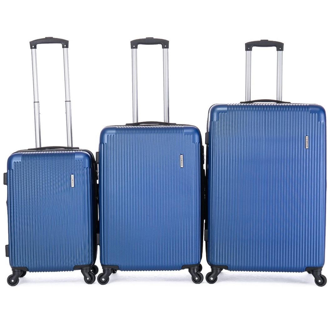 Set de 3 Maletas 20" 24" Y 28"  Azul Compass
