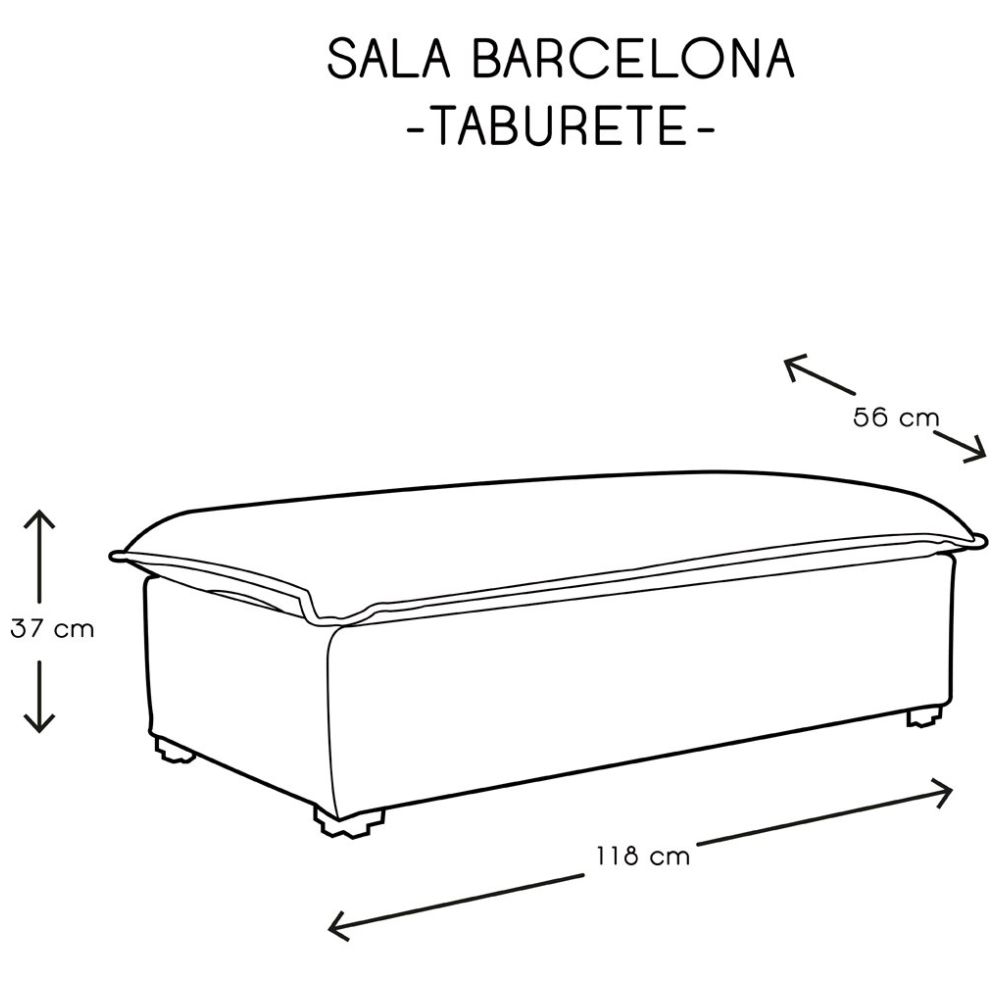 Home Nature Taburete Barcelona