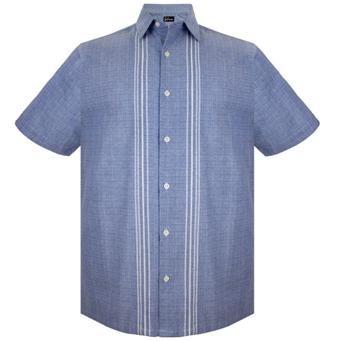 Guayabera para Hombre Manga Corta Bordado G Candila