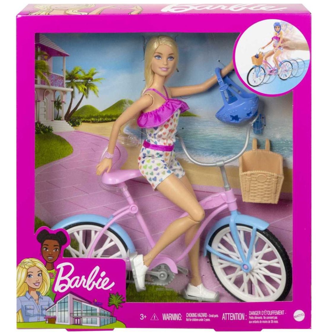 Barbie Muñeca Paseo en Bicicleta