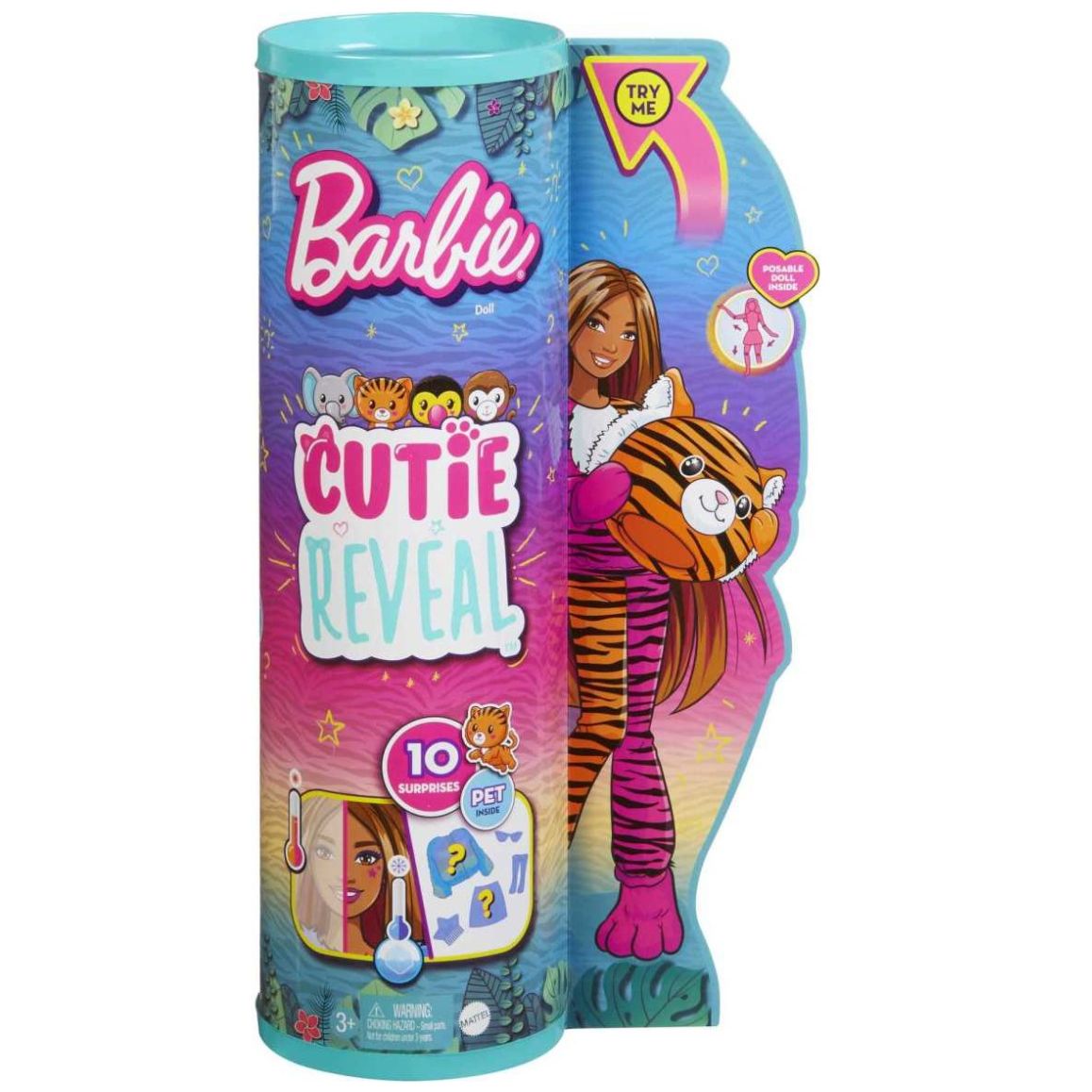 Barbie Cutie Reveal Muñeca Animales de la Selva