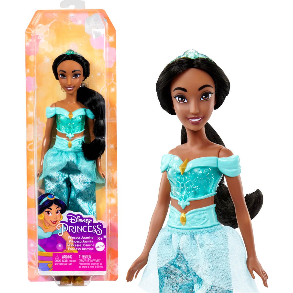 Disney Princesa Muñeca Jazmín para Niñas de 3 Años y Más