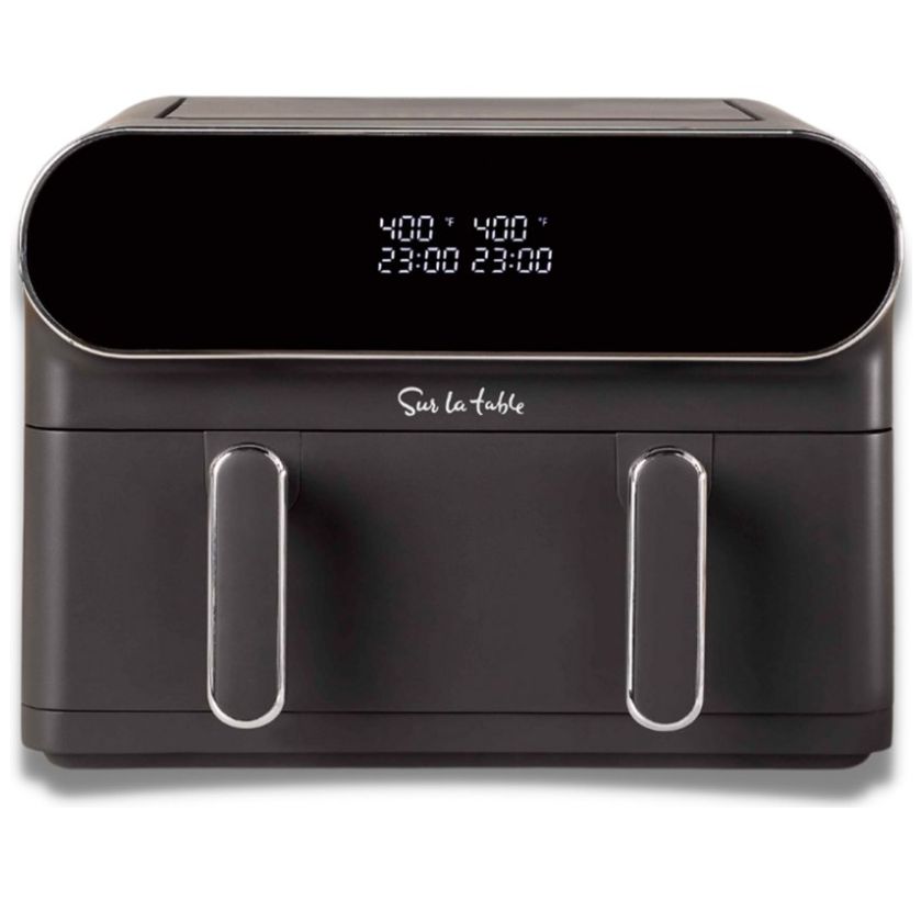 Freidora Negra Dual Digital Sur la Table