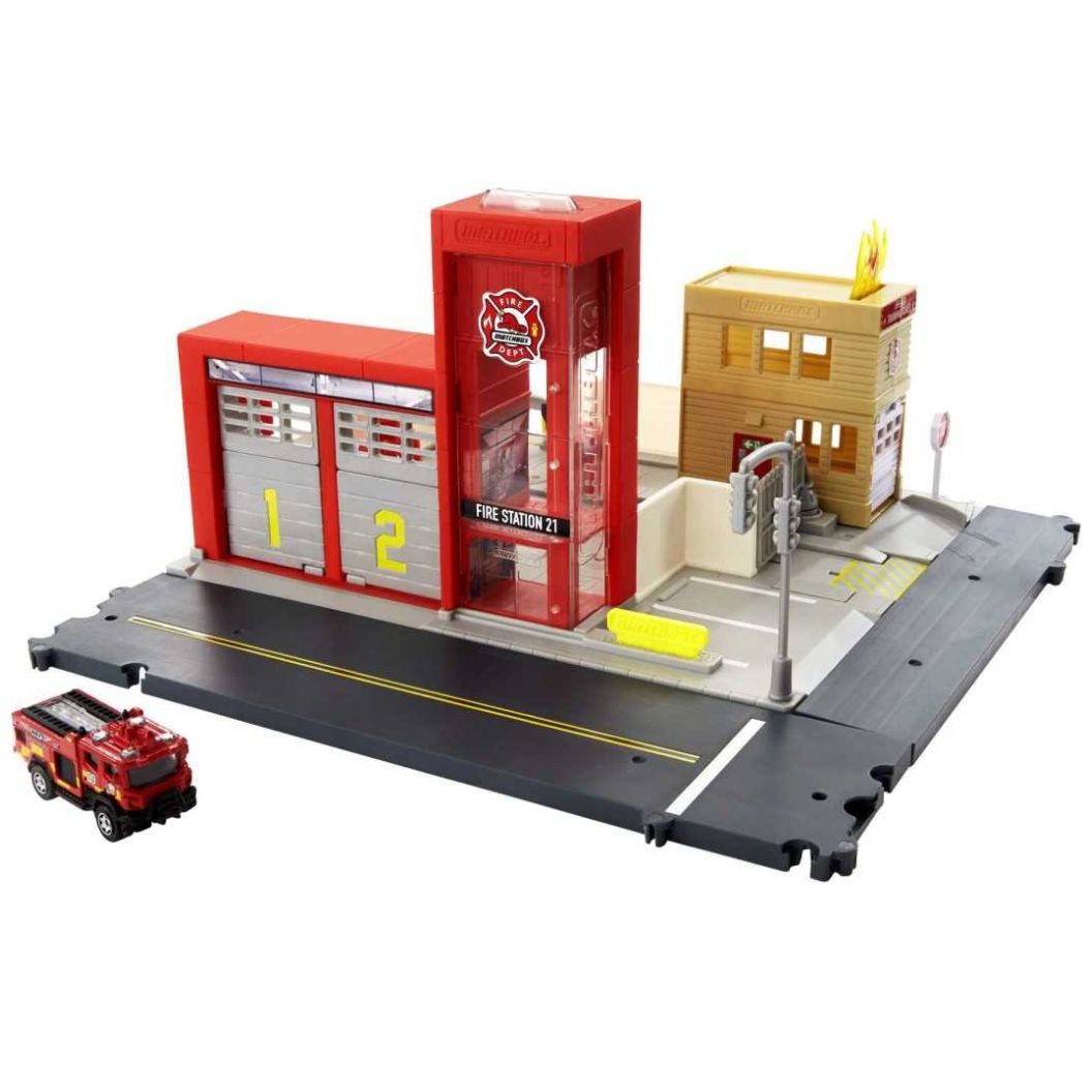 Matchbox Basics Pista de Juguete Playset Grande de Acción