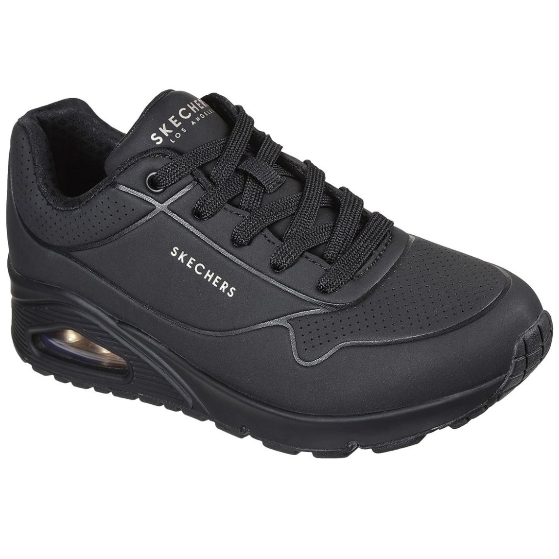 Tenis con Capsula de Aire Negro Skechers