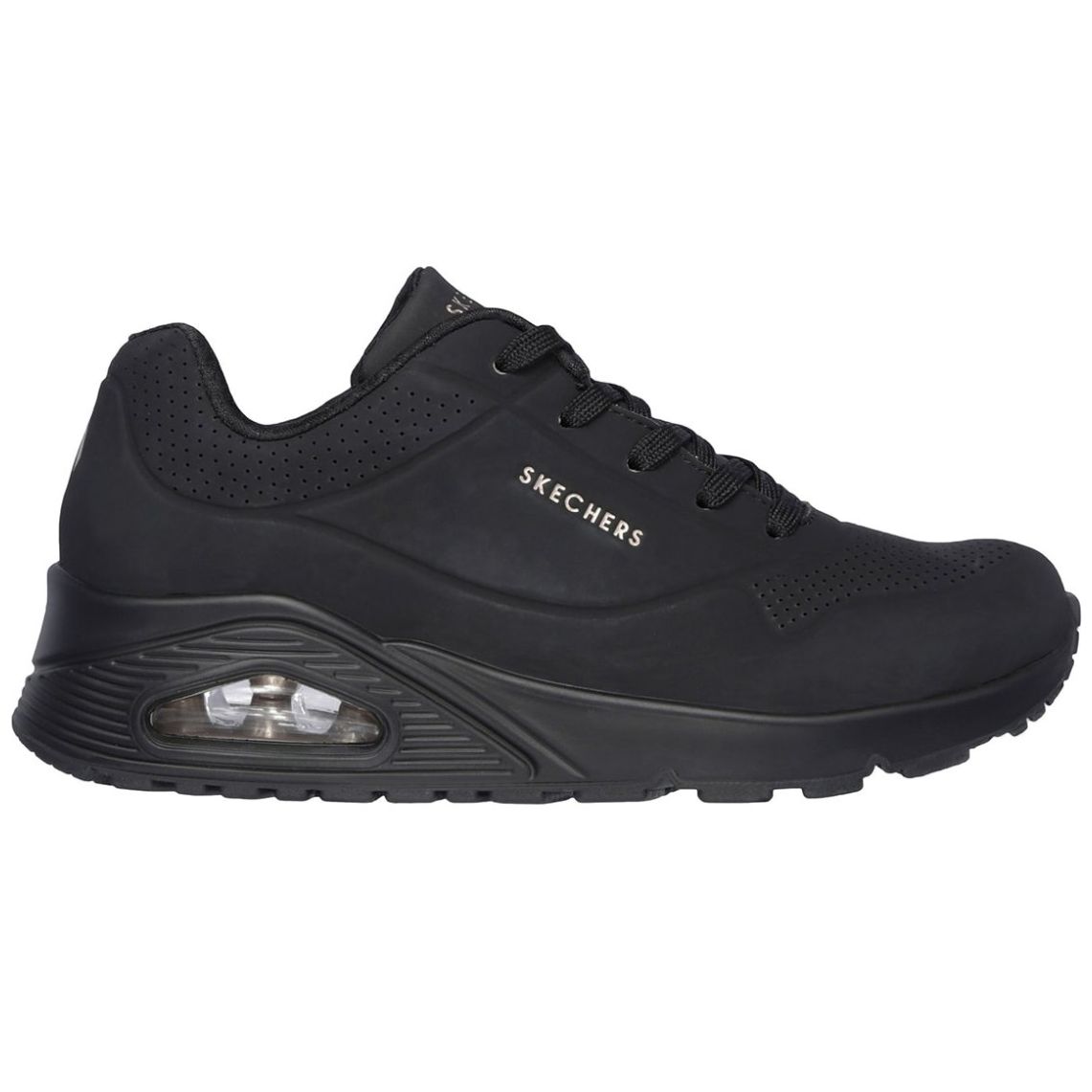 Tenis con Capsula de Aire Negro Skechers