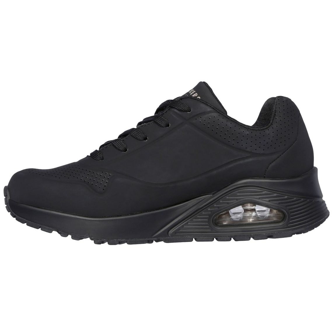 Tenis con Capsula de Aire Negro Skechers