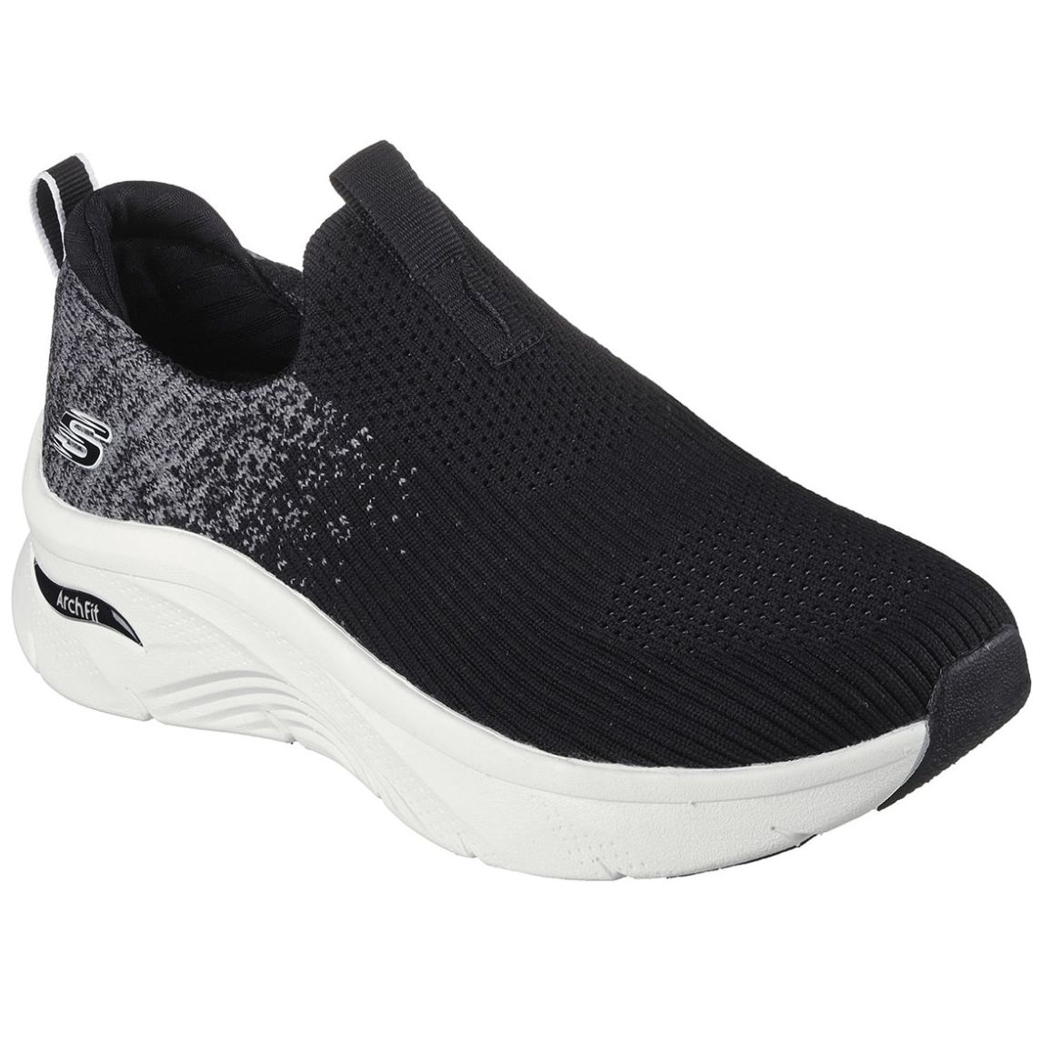 Tenis Slip On Negro Skechers
