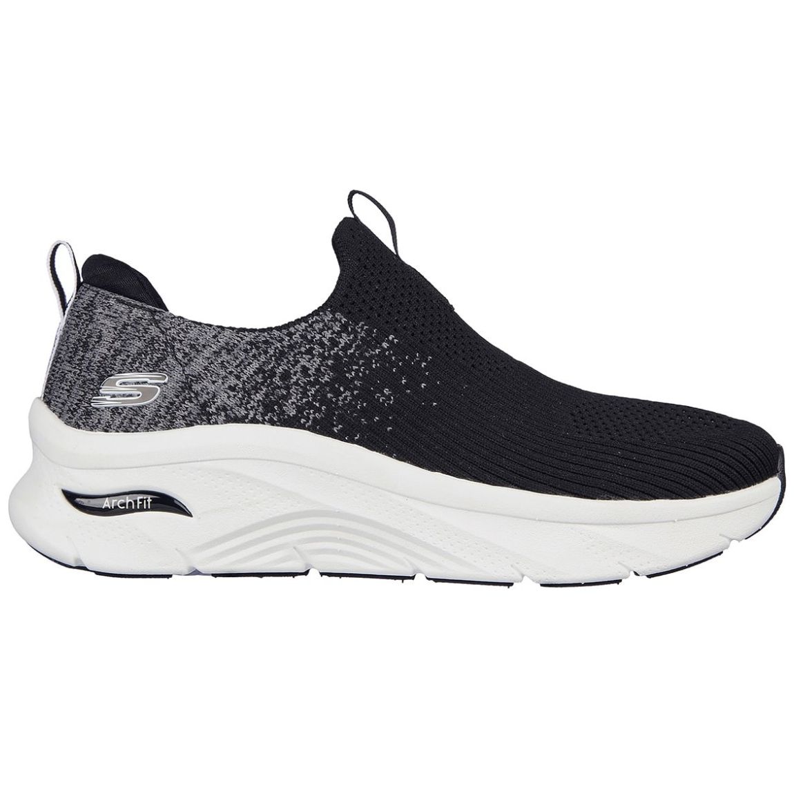 Arch Fit Zapatos Skechers Para Cocina PequeÃ±a Tenis Slip On Negro