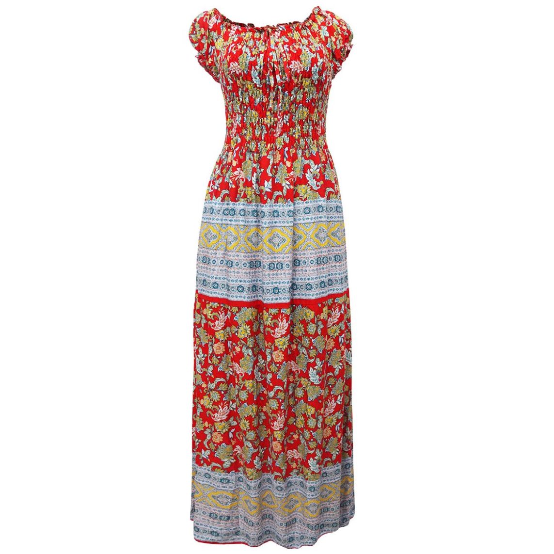 Vestido Estampado para Mujer Cafeina Curvy