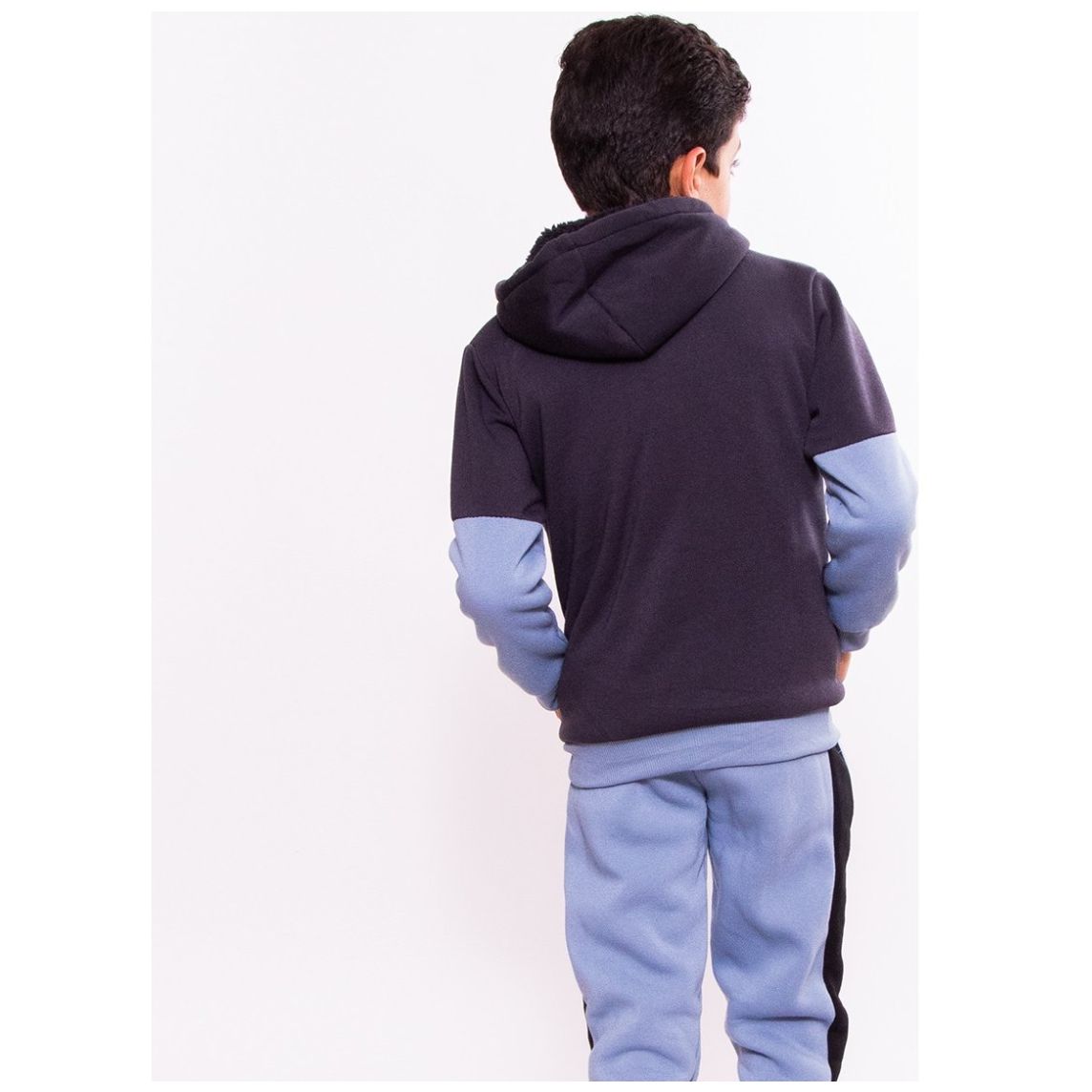 Conjunto para Niño de 2 Piezas Sudadera Y Pants Sherpa Studio si