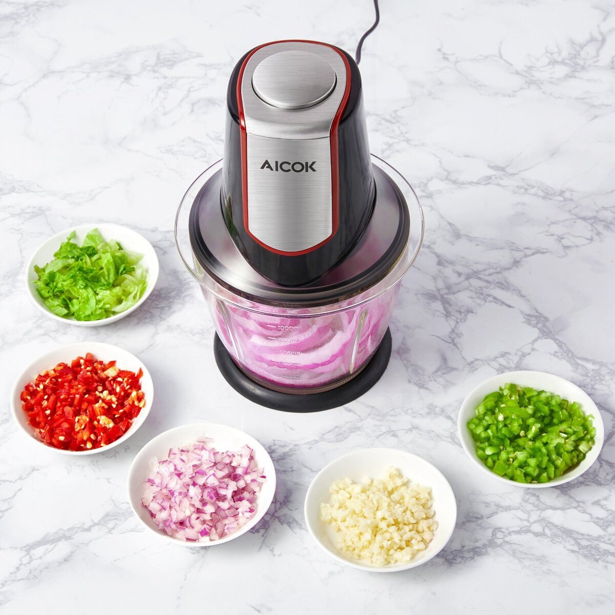 Procesador Alimentos Eléctrico Aicok