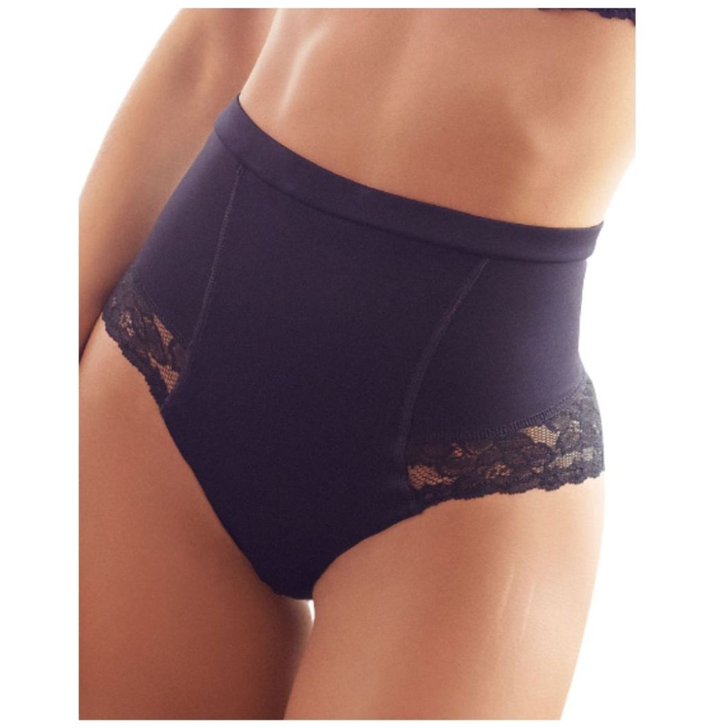 Cachetero de Microfibra Y Encaje Diane Poitiere