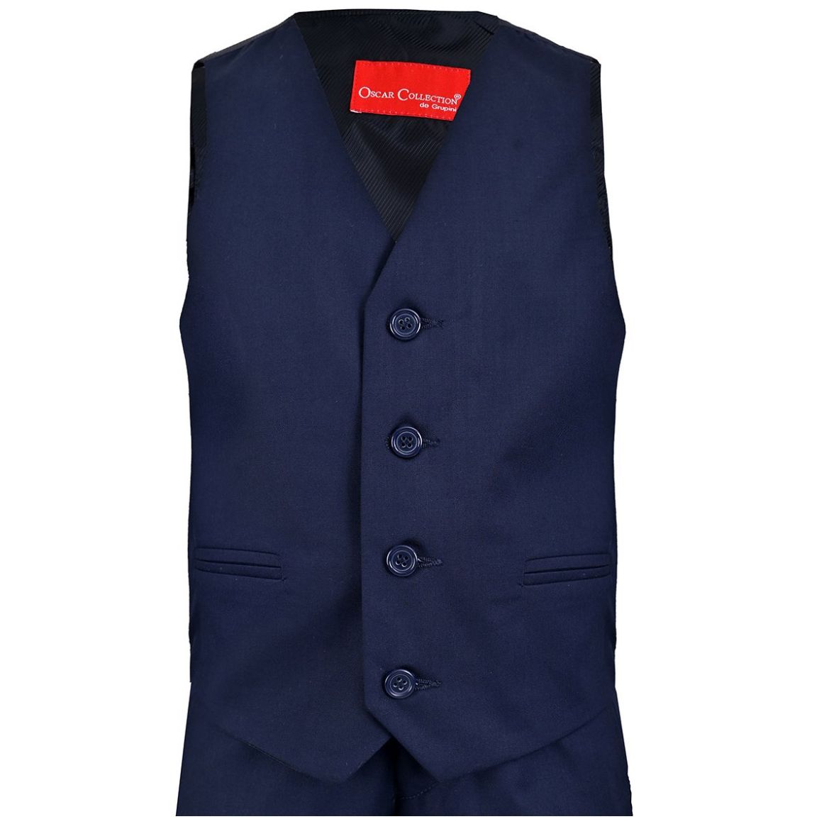 Traje para Niño de 3 Piezas Chaleco, Saco Y Pantalón Oscar Collection