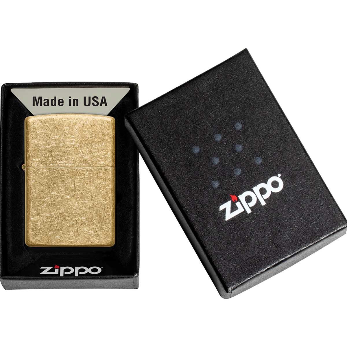 Encendedor Zippo Color Dorado Tumbl