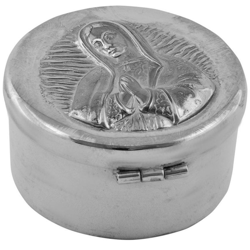 Pastillero Virgen Plata 60  Gramos - Plata Ley .925 Sanborns