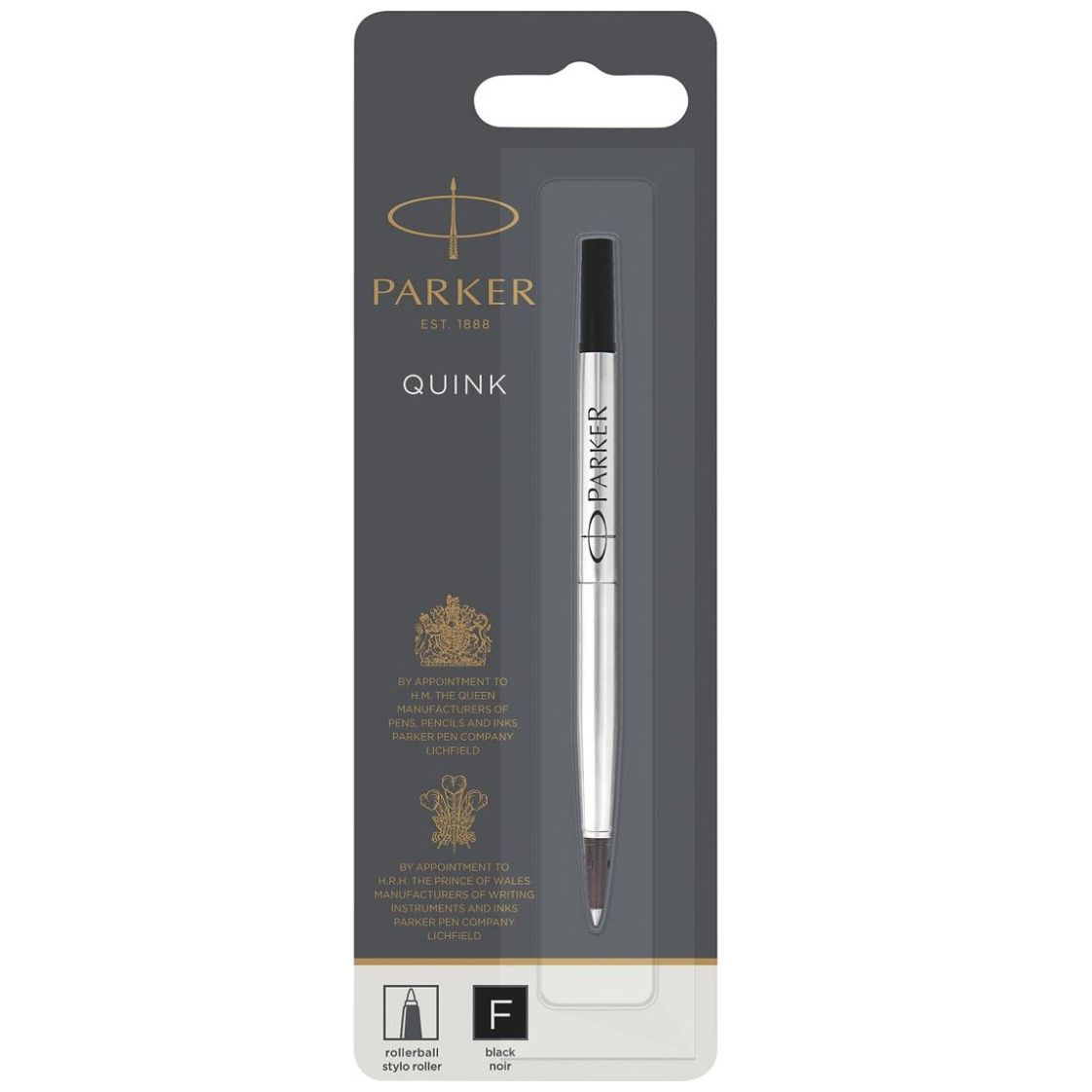 Parker Refill Roller Ball F Black Bl1