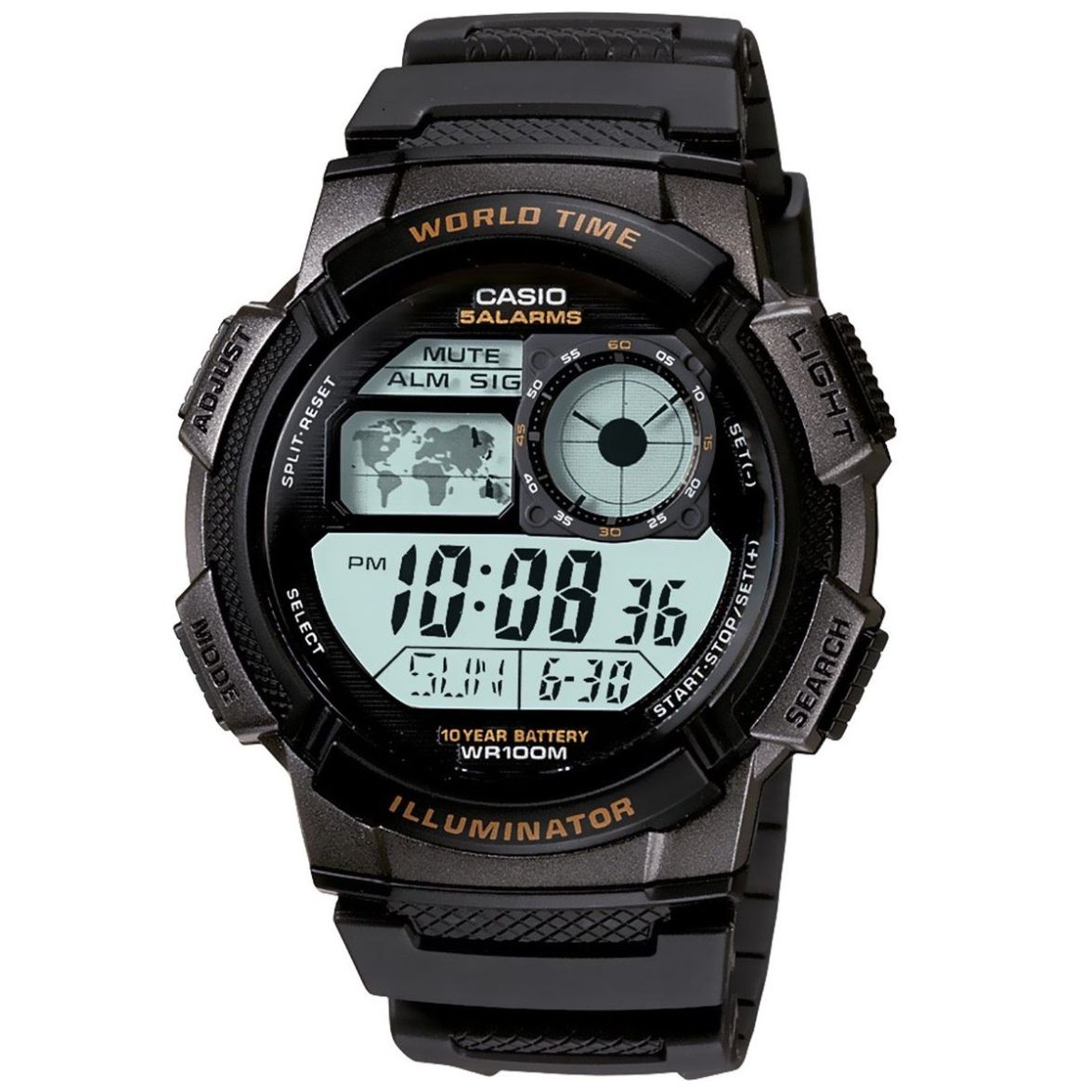 Reloj Casio Ae-1000W-1Avcf Color Negro para Caballero