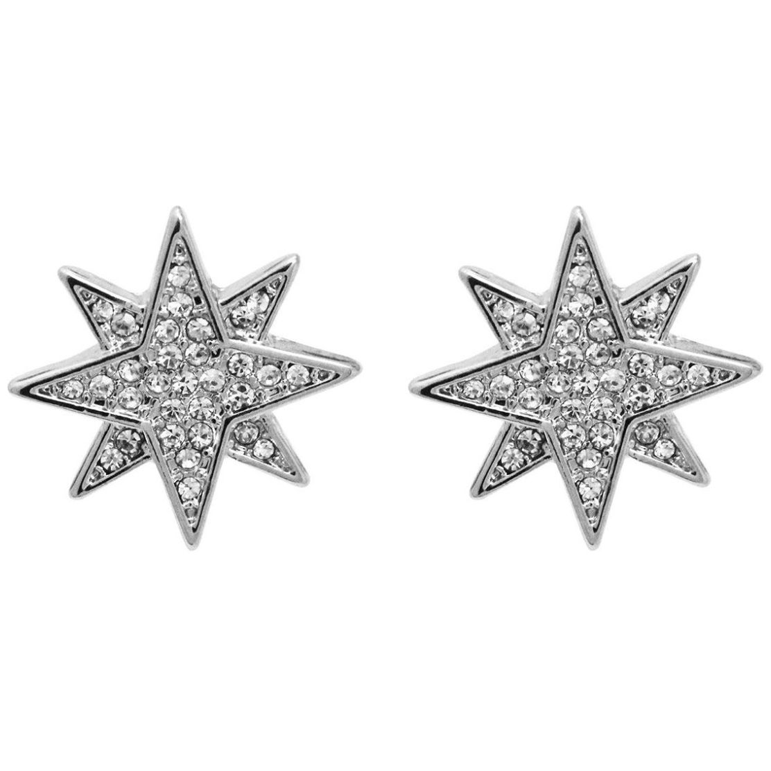 Aretes de Aleación de Metales Plata Tipo Botón You´re Invited