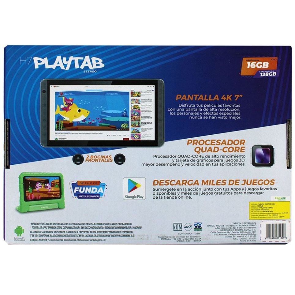 Tableta Playtab Stereo Ultra Bumper Kempler & Strauss