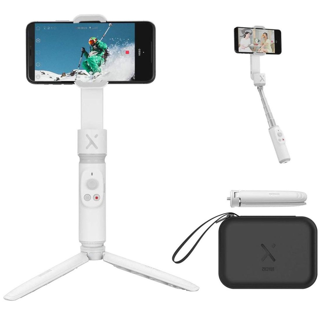 Estabilizador Fujifilm Zhiyun Smooth X- Combo Blanco