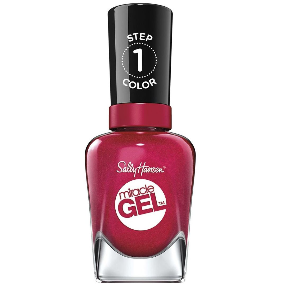 Esmalte Sally Hansen Miracle Gel 469 Vino Bordeaux Glow