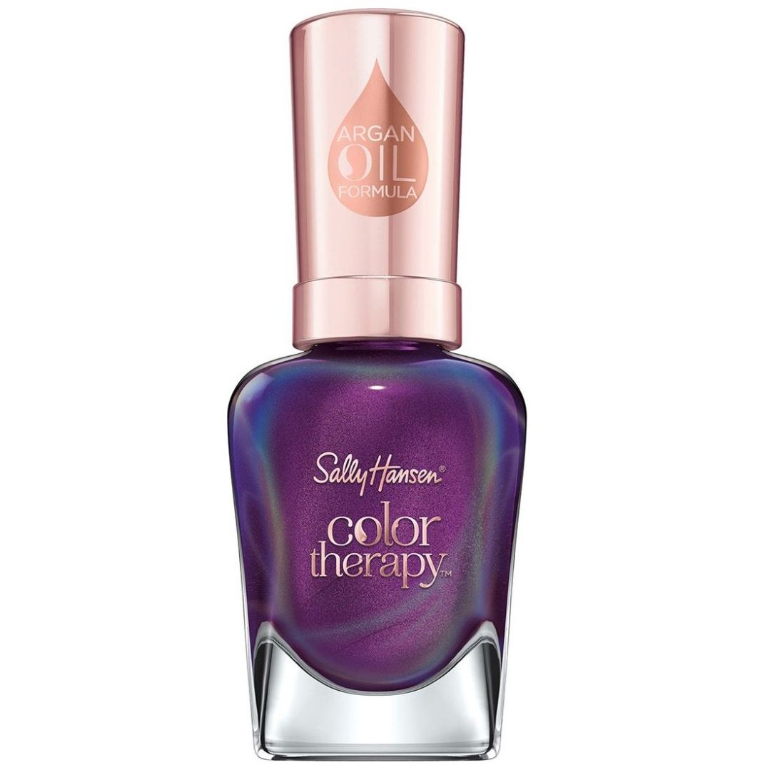 Esmalte Sally Hansen Color Therapy 402 Morado Plum Euphoria