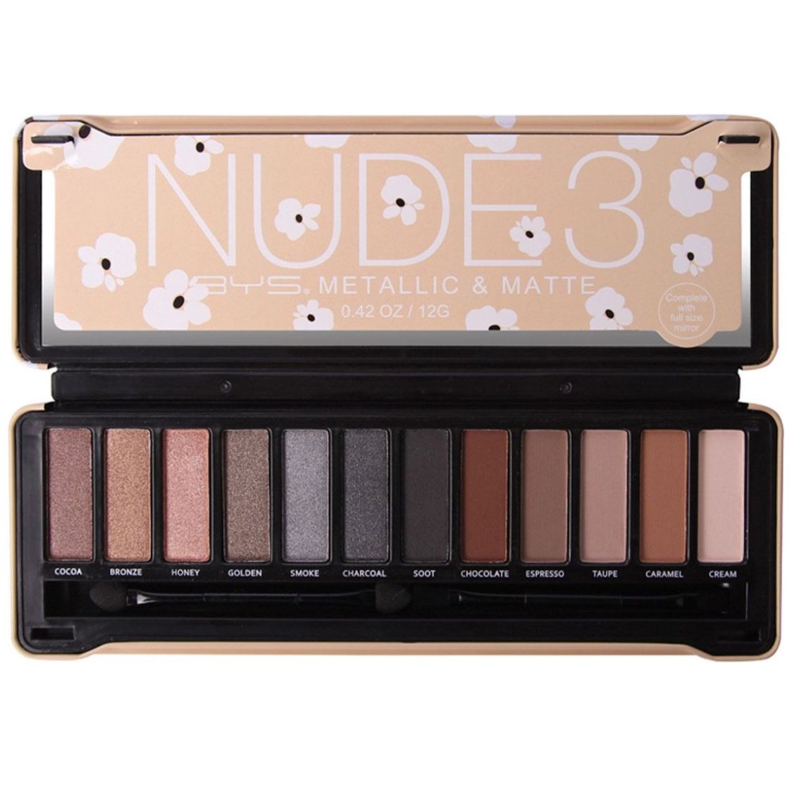 Nude 3 Eyeshadow Tin 12 Piece