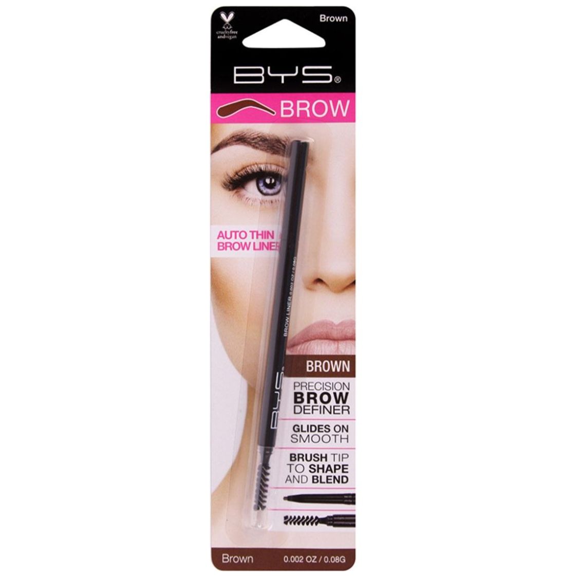 Auto Thin Brow Liner Brown